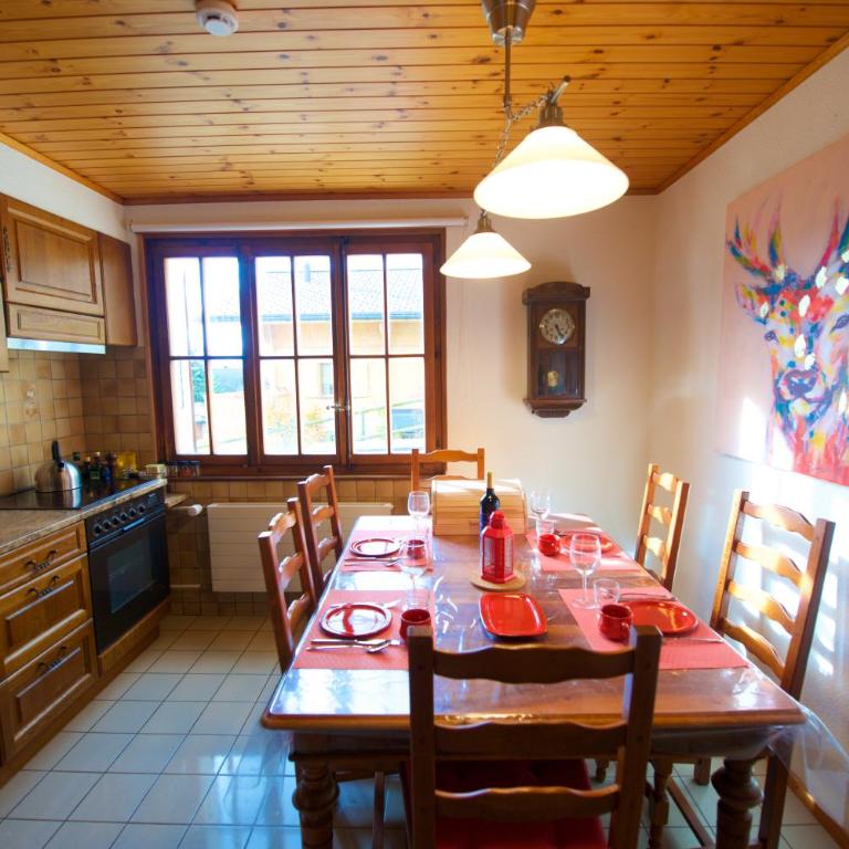 Chalet spa avec terrasse et vue alpine - Apartment mit 2 Schlafzimmern mit Balkon und Terrasse - 58