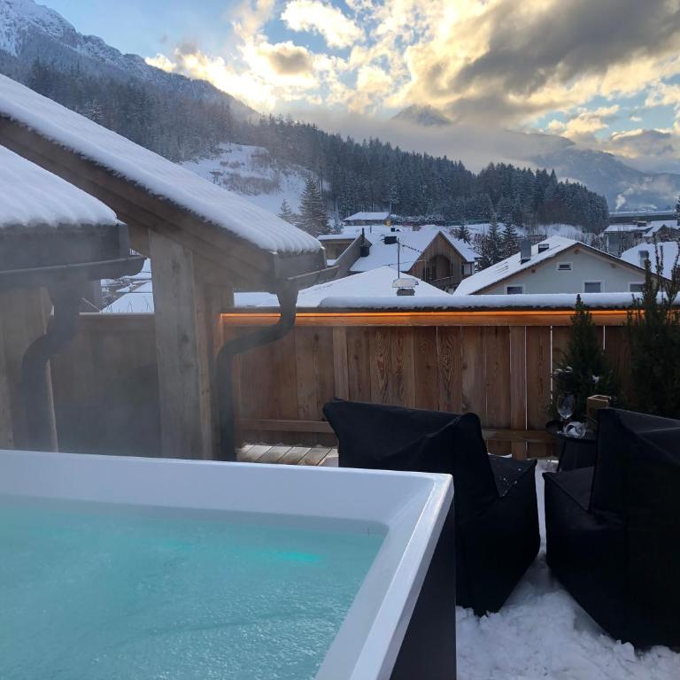 Appartements Innerkofler Mountain Home - Deluxe Suite with Whirlpool, Sauna and Mountain View - 19