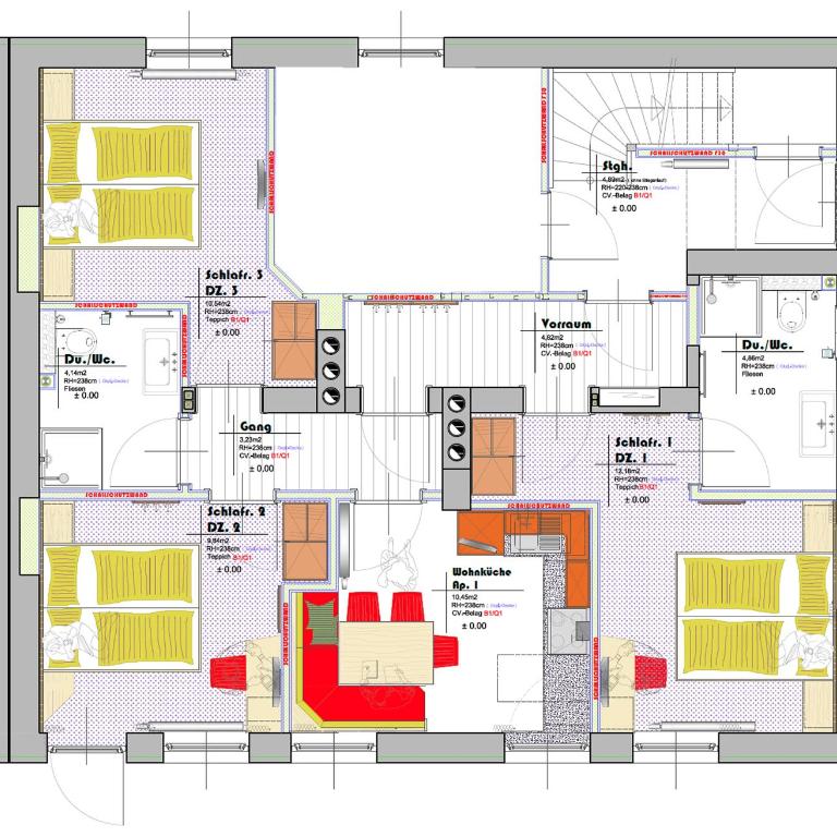 Appartement Haus Burgblick - Apartment mit 3 Schlafzimmern - 2