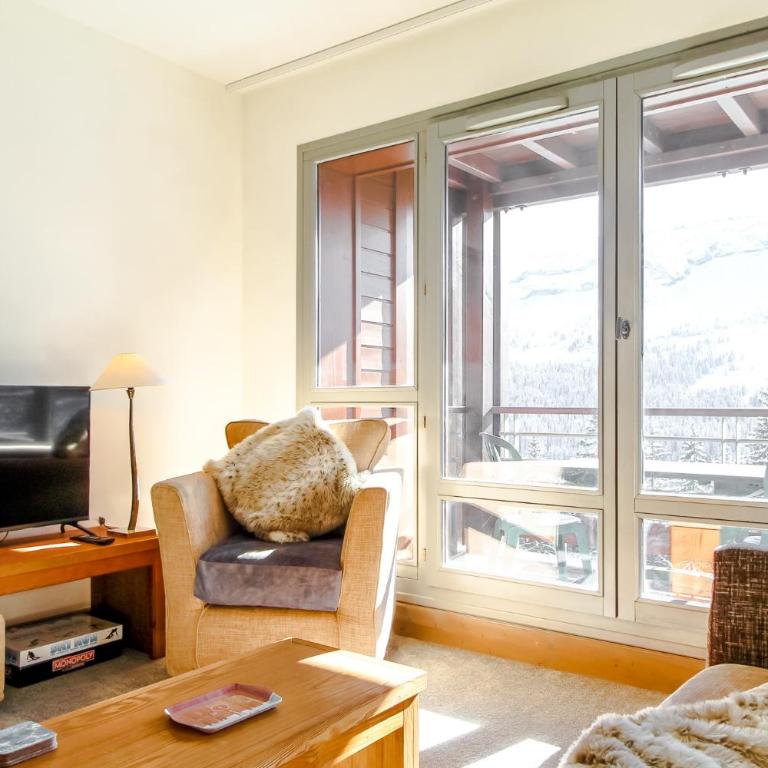 South-facing renovated 2-bed apartment Les Terrasses d'Eos - Appartement avec Vue sur la Montagne - 56