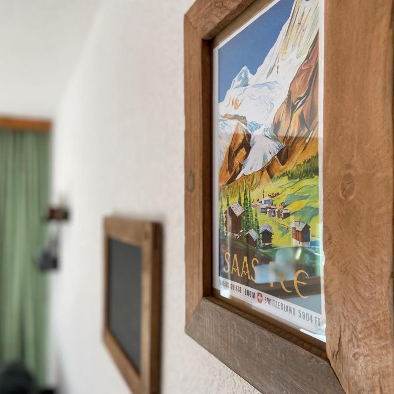 Haus Alpalin - adjacent studios 'Mischabel', cosy, central - Apartment mit Blick auf die Berge - 6
