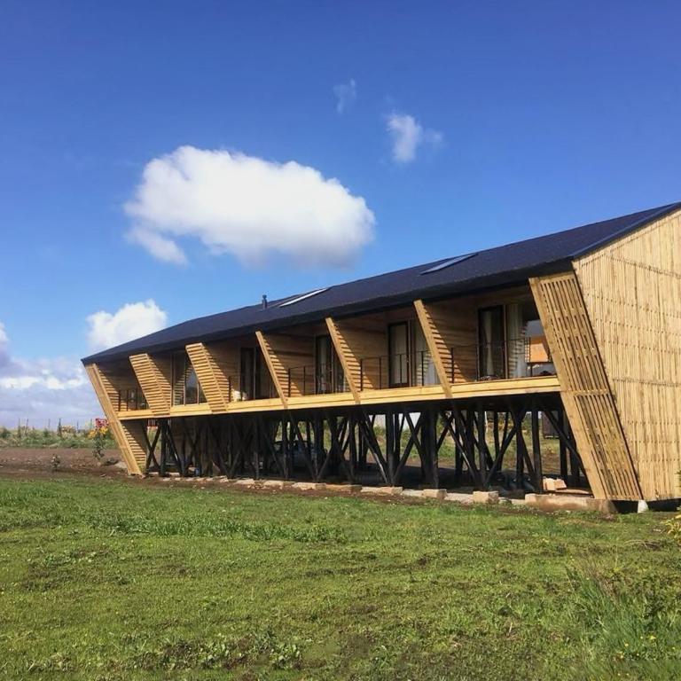 Cabaña Eco Loft Chiloe Chonchi - Habitación Doble Deluxe con vistas al mar - 2 camas - 5
