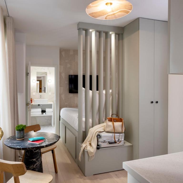 Yuna Blanche - Serviced Apartments - Studio au 1er Étage au Calme sur Cour - 18 m2 - 8