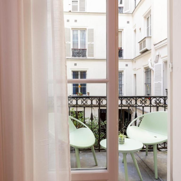 Yuna Blanche - Serviced Apartments - Appartement 2 Chambres avec Balcon - Dans Cour Calme - 60 m² - 11
