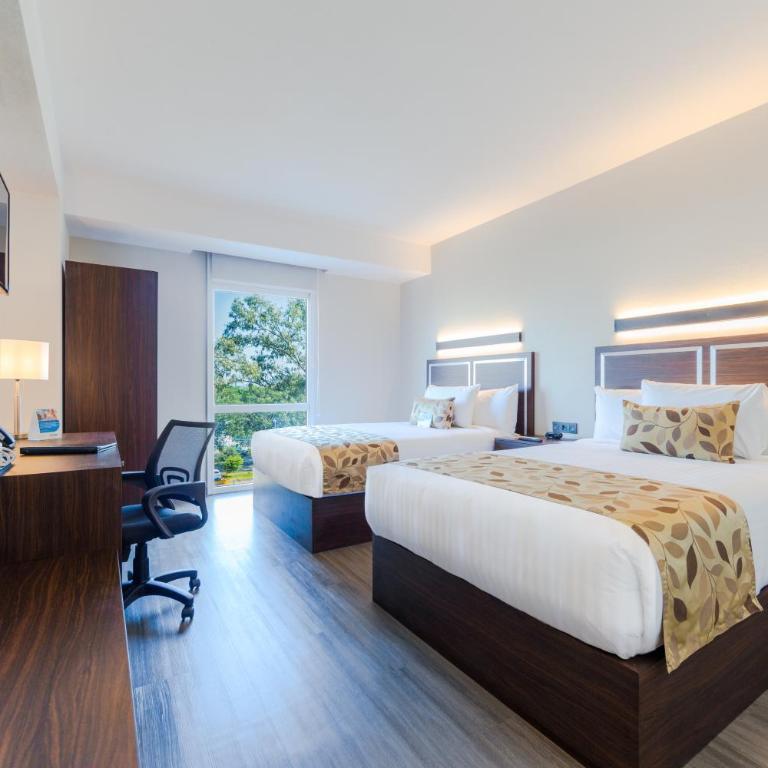 Sleep Inn Guadalajara Galerias - Habitación Doble Estándar para no fumadores - 2 camas dobles - 14