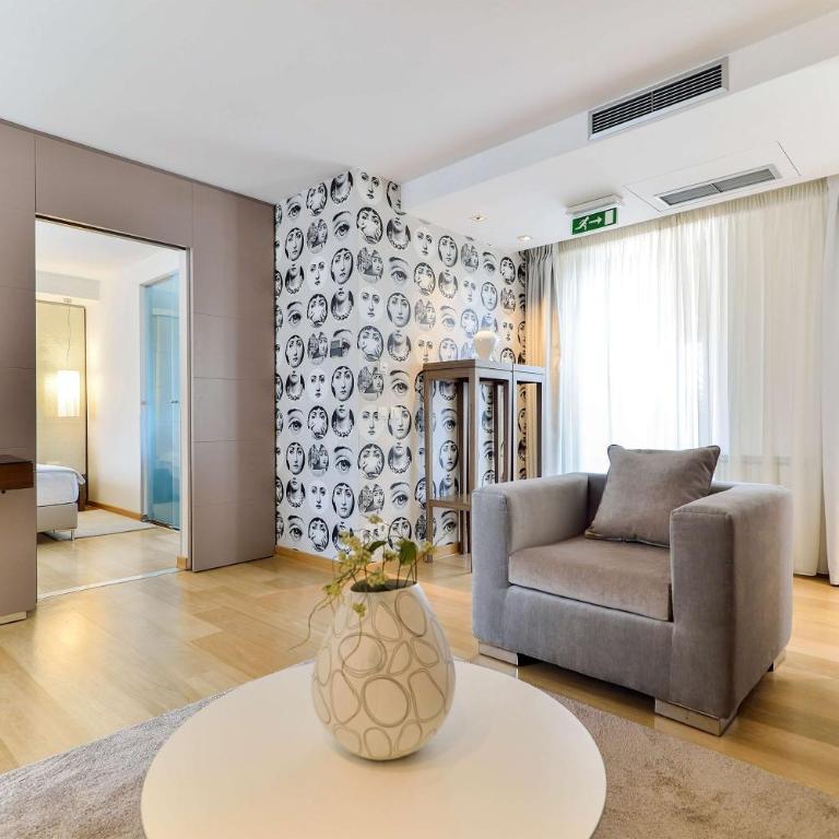 Belgrade Art Hotel, a member of Radisson Individuals - Predsednički Suite – Pogled na Grad – Terasa - 5