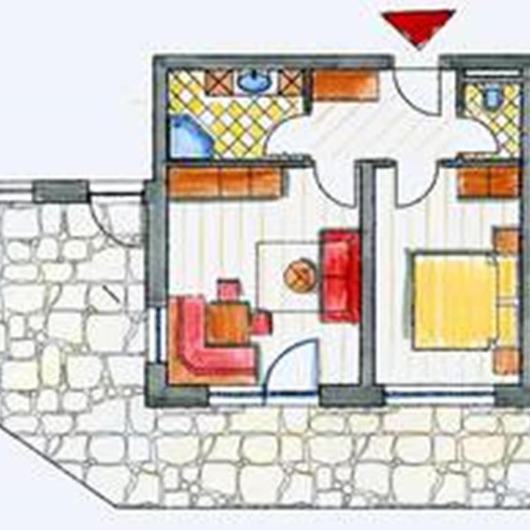 Appartement Alpenstern - Apartment mit 1 Schlafzimmer und Terrasse - 2