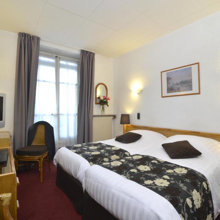Hôtel d’Angleterre Grenoble Hyper-Centre - Chambre Lits Jumeaux - 2