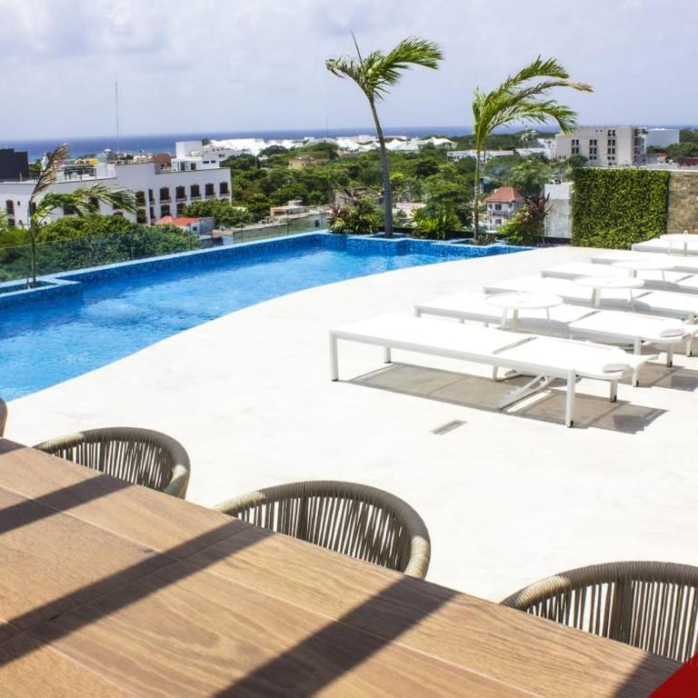 Estudio nuevo equipado. Playa del Carmen. - Apartment mit 1 Schlafzimmer - 2