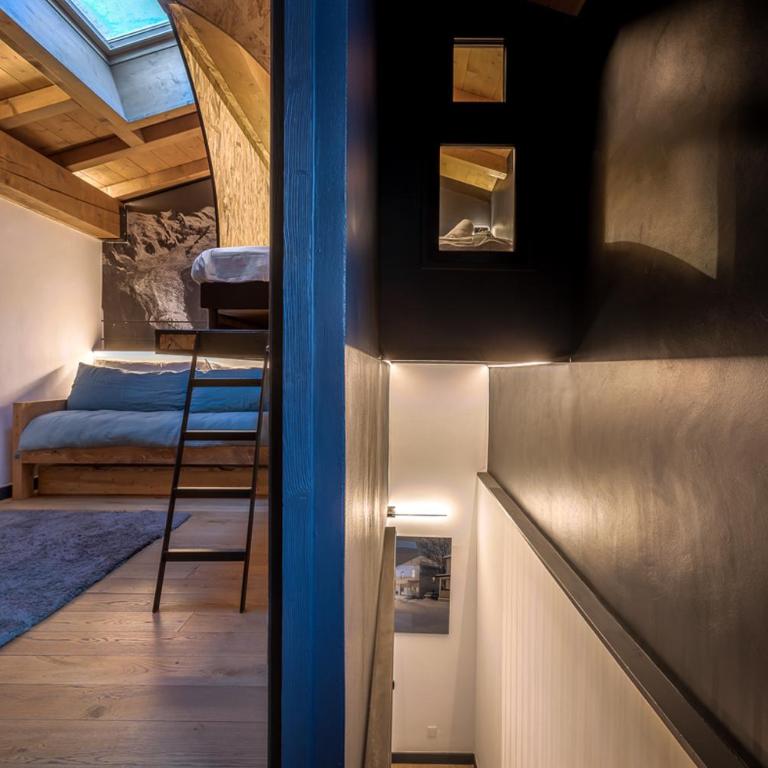 Duplex avec sauna et vue Mont Blanc au centre de Chamonix - Apartamento de 2 dormitorios con vistas a la montaña - 15