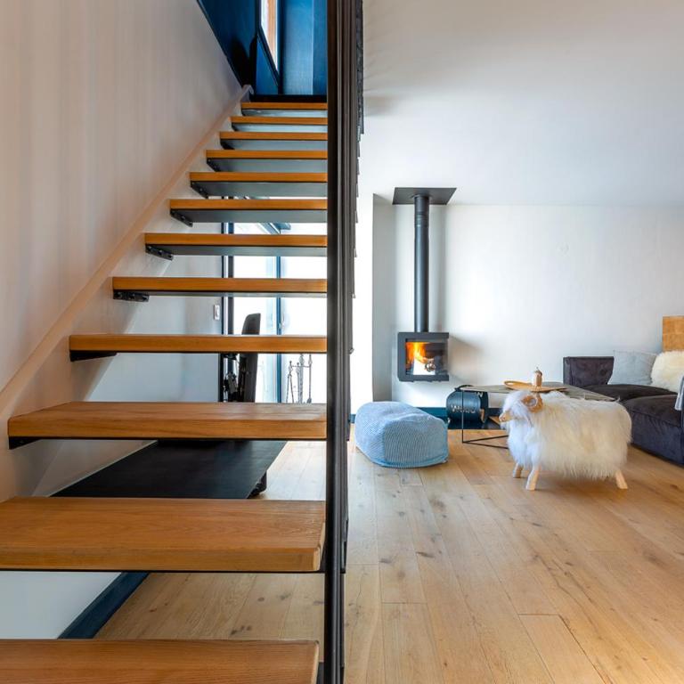 Duplex avec sauna et vue Mont Blanc au centre de Chamonix - Apartamento de 2 dormitorios con vistas a la montaña - 16