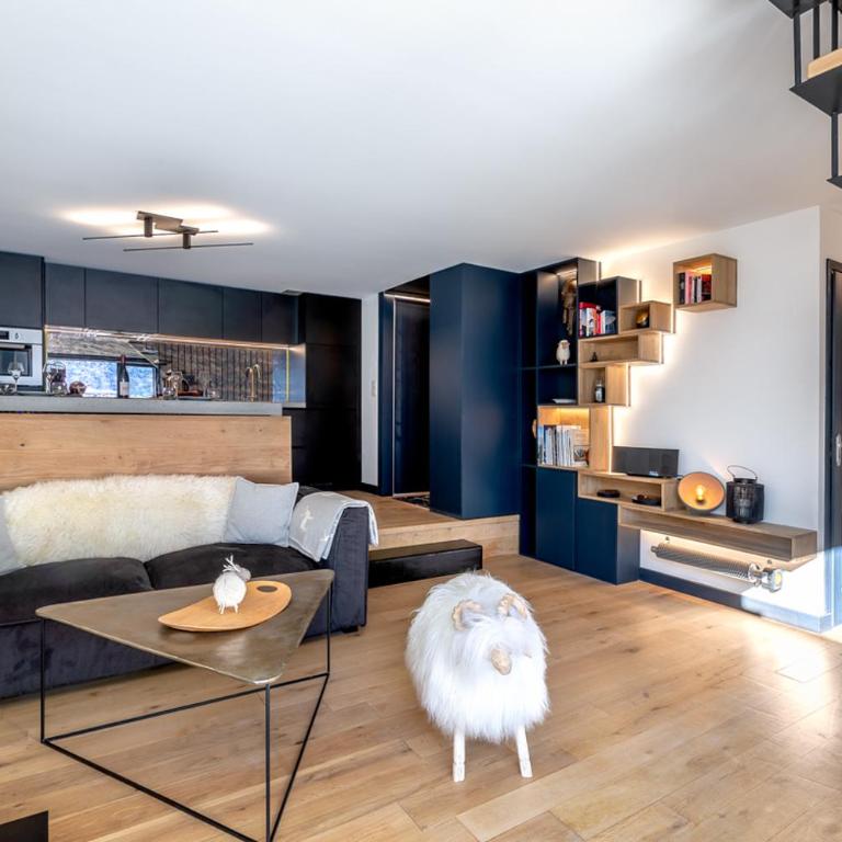 Duplex avec sauna et vue Mont Blanc au centre de Chamonix - Apartamento de 2 dormitorios con vistas a la montaña - 9