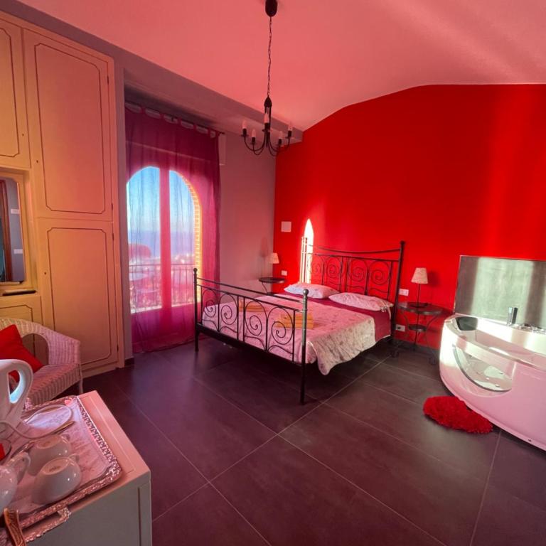 Villa Gaia - Luxury Villa, pool & wellness rooms - Camera Matrimoniale con Vasca Idromassaggio - 5