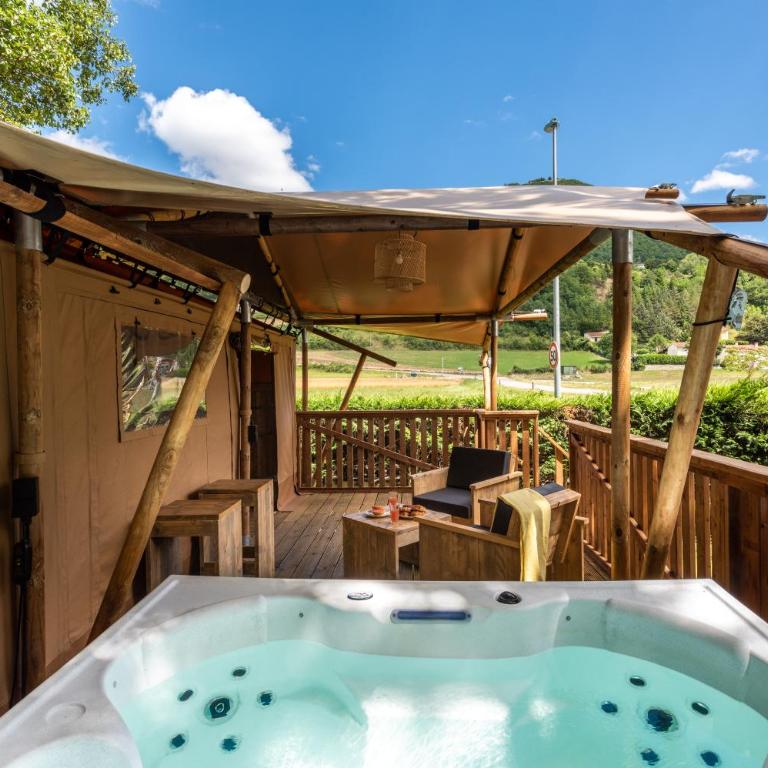 Camping maeva Escapades Millau Plage - Lodge de Luxe 2 Chambres VIP - 4