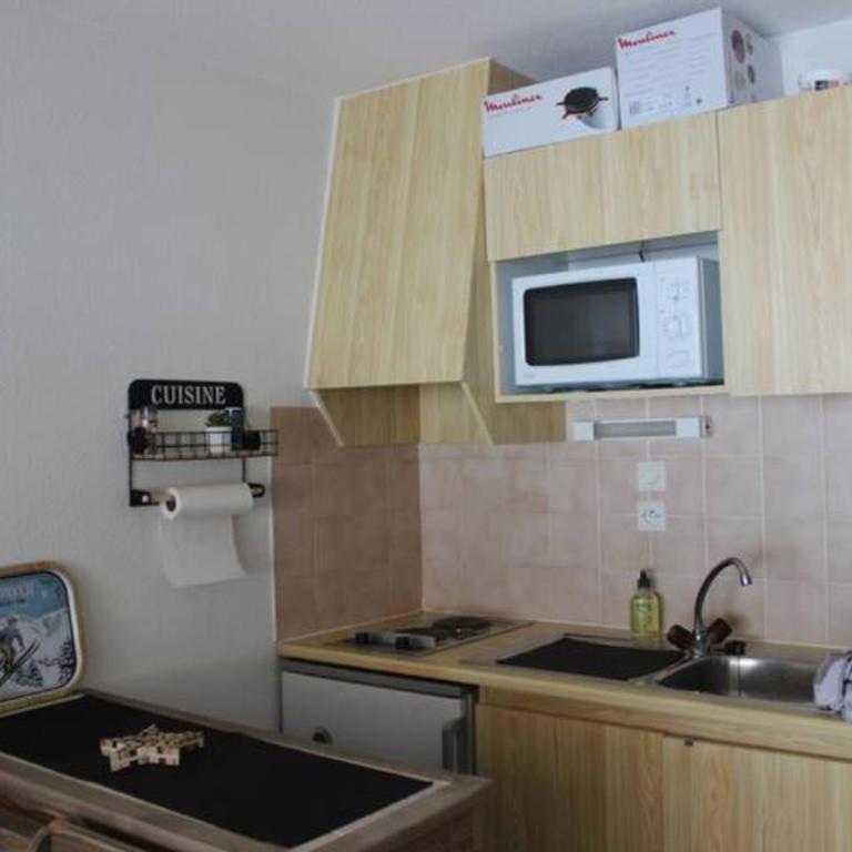Au Pied des Pistes B48, Chaleureux studio 4 pers, balcon plein SUD, DRAPS NON COMPRIS - Appartement 1 Chambre - 6