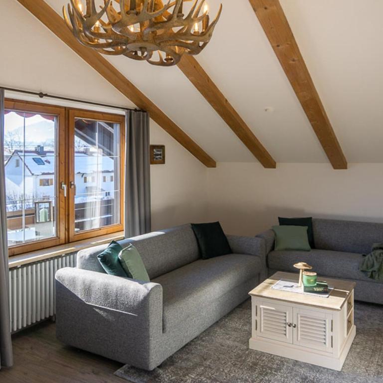 Sonnig, Balkon, Berge & im Herzen von Sonthofen JS1 - Apartment mit 1 Schlafzimmer - 3