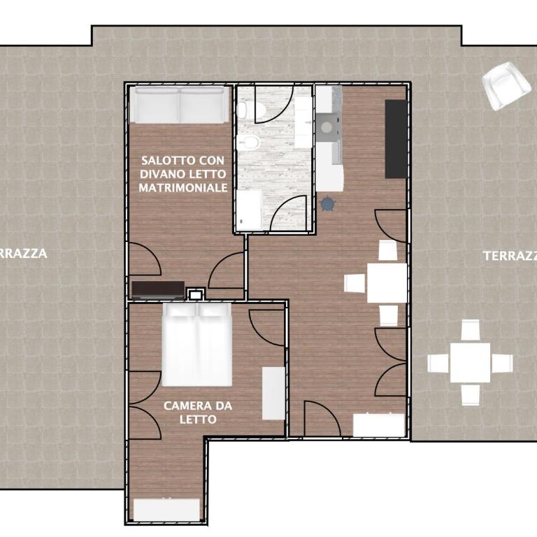 Blu Balena - appartamento piano attico con terrazze - Penthouse Apartment - 19