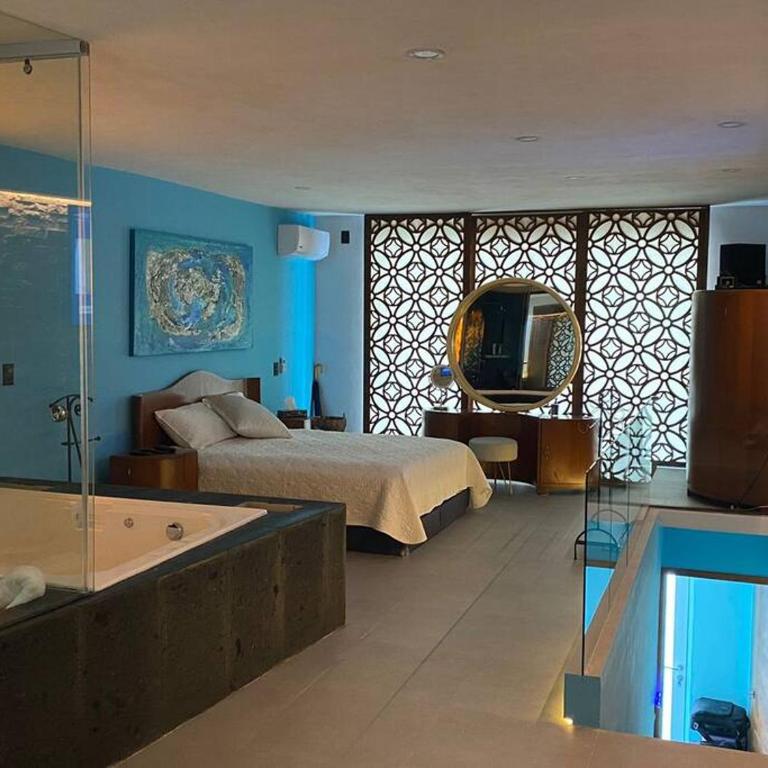 Luxury loft Mamitas Beach Jacuzzi&Sauna Barbacue - One-Bedroom Apartment - 4