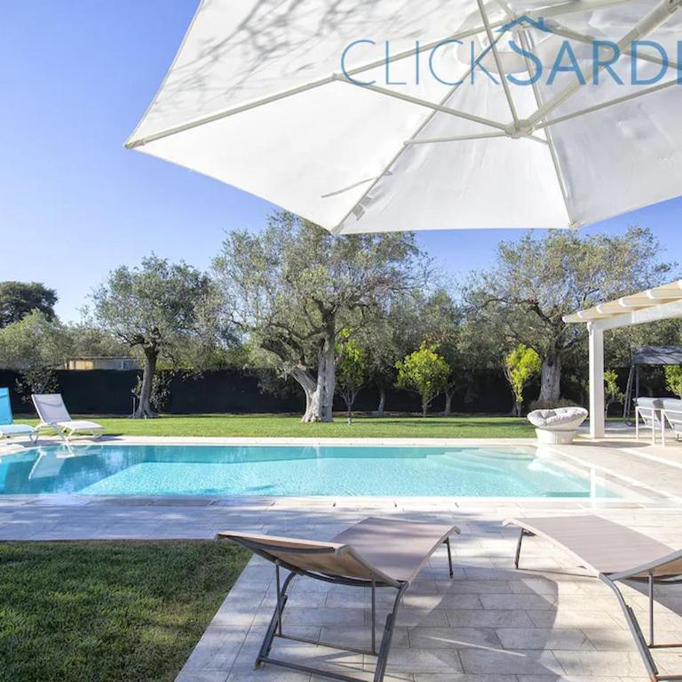 Alghero Villa Nuit Blanche con piscina Air Co WiFi vicino spiaggia - Villa con 3 Camere da Letto - 46