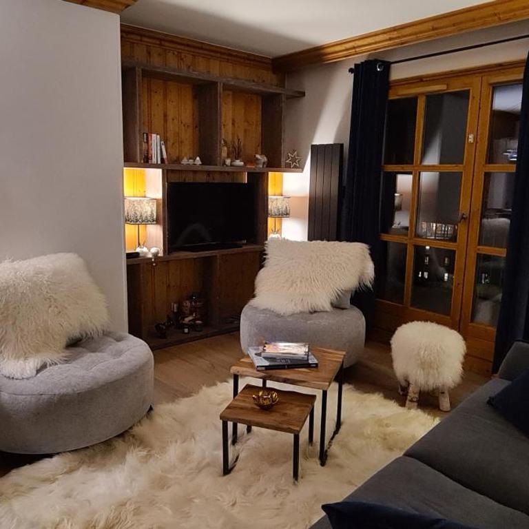 Arc 1950 Appartement de standing Refuge du Montagnard, vue incroyable sur le Montblanc, skis aux pieds Accès spa et piscine - One-Bedroom Apartment - 7