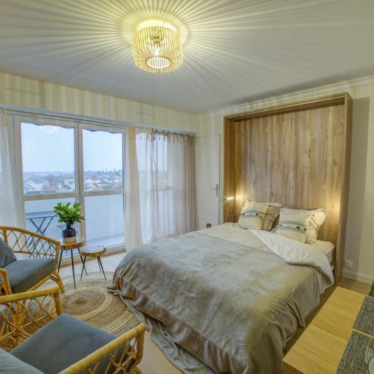 Bel aparté, cosy, vue panoramique cathédrale - Studio avec Balcon - 5