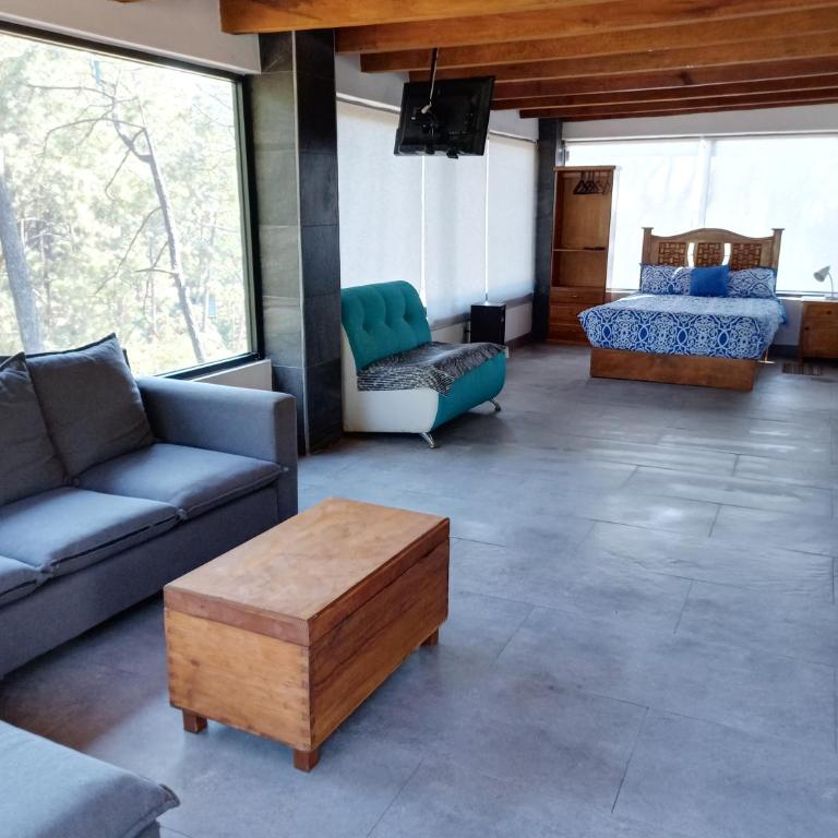 Mazamitla Pinos del Rio - Habitación Doble Deluxe - 2 camas - 17