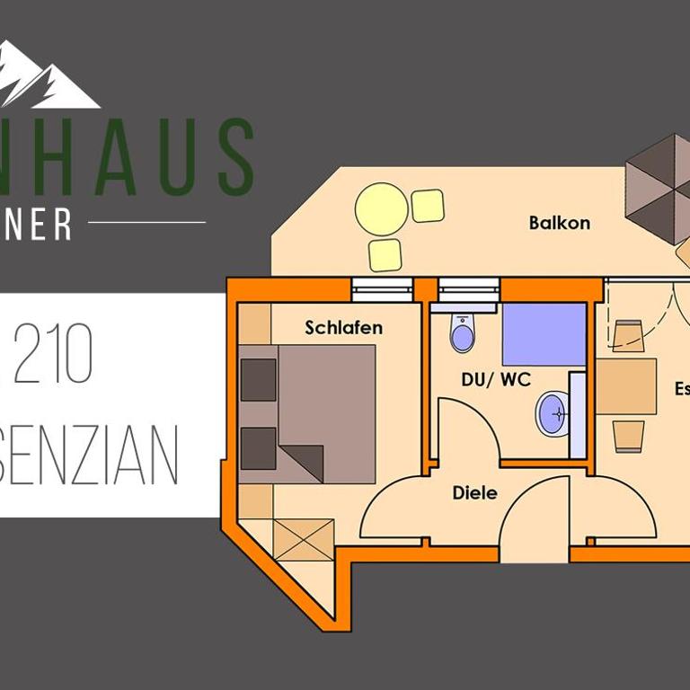 Alpenhaus Steiner - Top-Ferienwohnungen - Sommer-Bergbahn inklusive - Premier Apartment mit 1 Schlafzimmer - 9