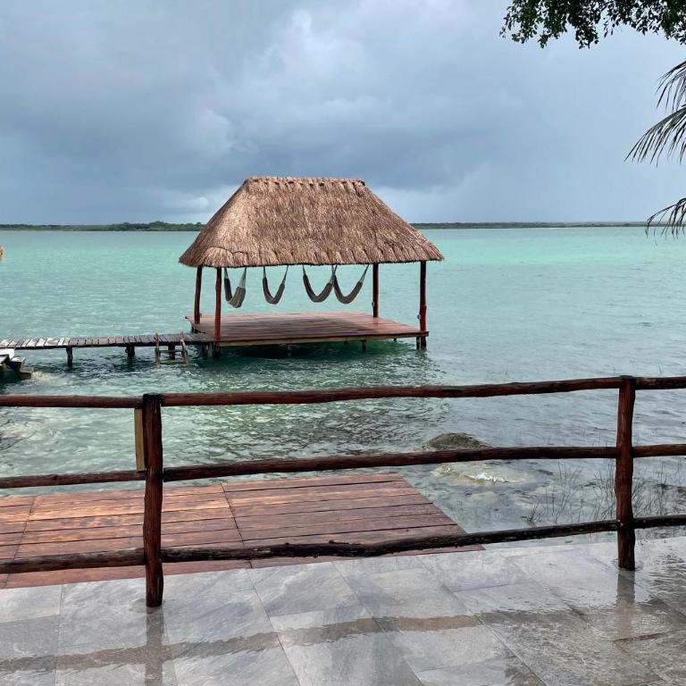 Casa La Joya Bacalar - Habitación Cuádruple con vistas al lago - 9