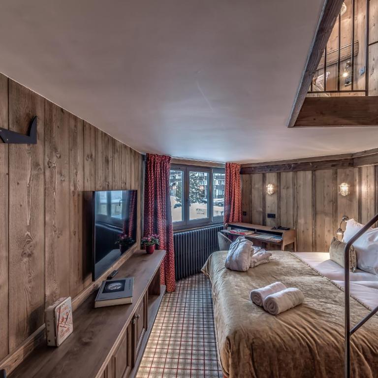 Hotel & Spa Le Val d'Isère - Chambre Quadruple en Duplex - 1