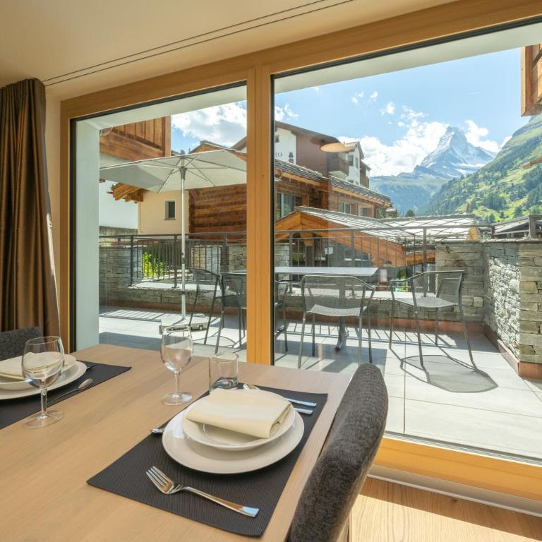 Luxury Residence Colosseo Zermatt - Apartamento con vistas a las montañas - 1