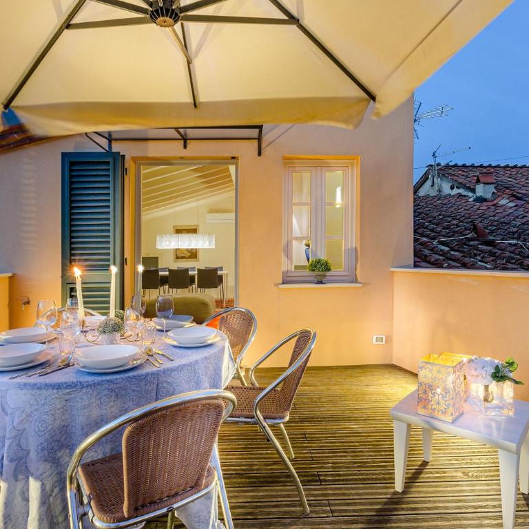 Casa Cachi 3, Breathtaking Views of Lucca from a Spacious Furnished Terrace inside the Walls - Appartamento con 1 Camera da Letto - 9