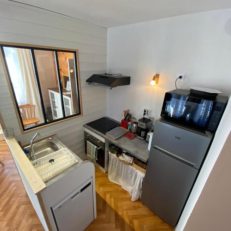 Montclar Appart 4 à 6 places - terrasse vue panoramique - idéalement situé - Appartement 2 Chambres avec Balcon et Terrasse - 4