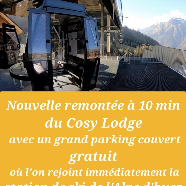 Le Cosy Lodge Départs Vélo Ski Alpe d'Huez 2 Alpes La Grave Détente Jacuzzi Piscine Sauna Bar Billard - Chalet - 42