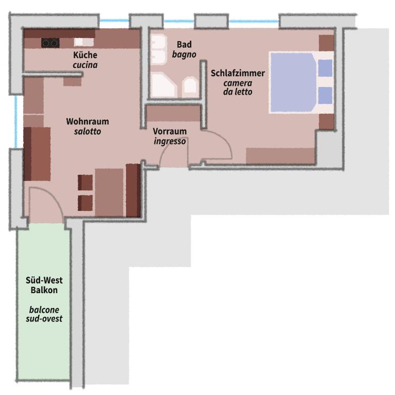 Hotel-Garni Appartement Gartenheim - Appartamento - 1