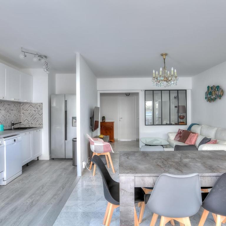 Le Sun-Beach - Spacieux 3 pièces avec parking à 400 m des plages de Juan-les-Pins - Apartment mit 2 Schlafzimmern - 4