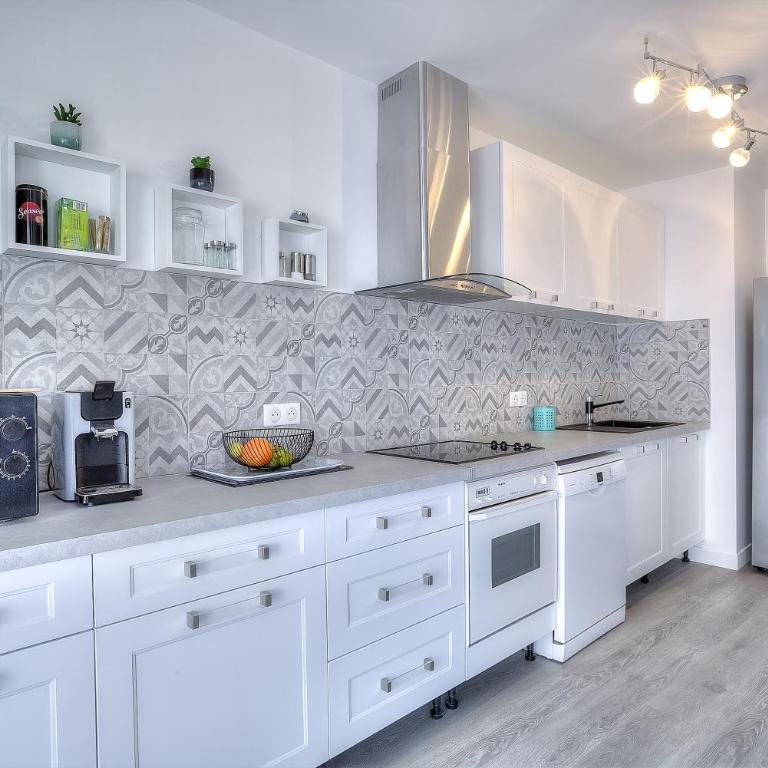 Le Sun-Beach - Spacieux 3 pièces avec parking à 400 m des plages de Juan-les-Pins - Apartment mit 2 Schlafzimmern - 7