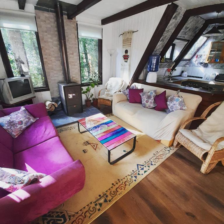 "Encanto de Vilches", cabaña en la precordillera con hot tub privado - Three-Bedroom Chalet - 8