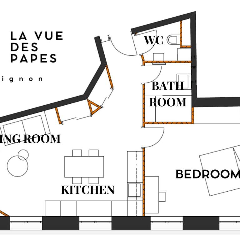 La Vue des Papes - Hypercentre - Parking - Apartment mit 1 Schlafzimmer - 26