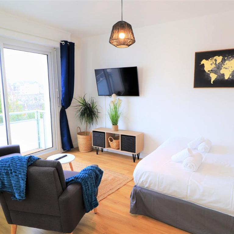 L'ECRIN Logement tout confort wifi, centre-ville, parking privé - Appartamento con 1 Camera da Letto - 5