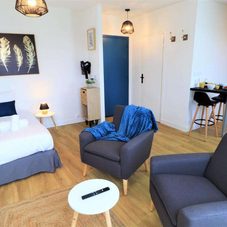 L'ECRIN Logement tout confort wifi, centre-ville, parking privé - Appartamento con 1 Camera da Letto - 2