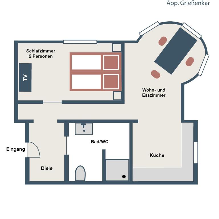 Haus Florian Appartements - Apartment mit 1 Schlafzimmer - 9