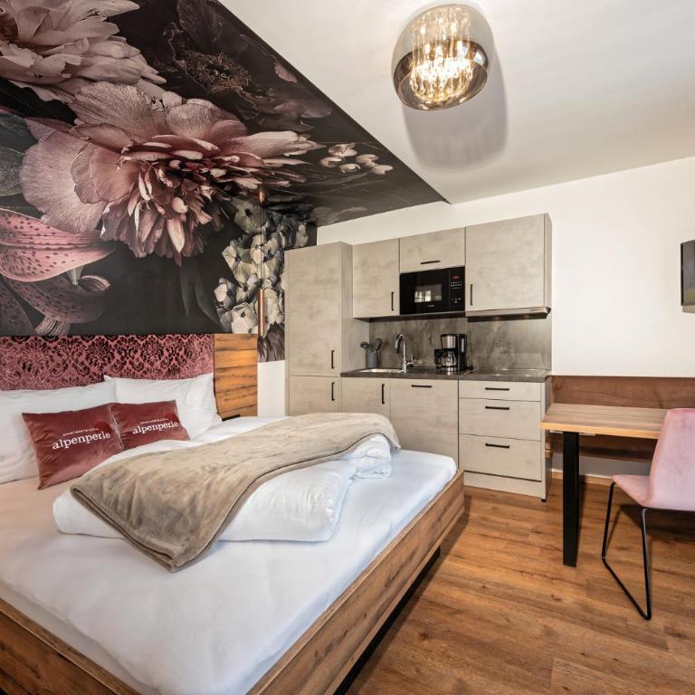 Alpenperle Apartments - Studio avec Vue sur Jardin - 5