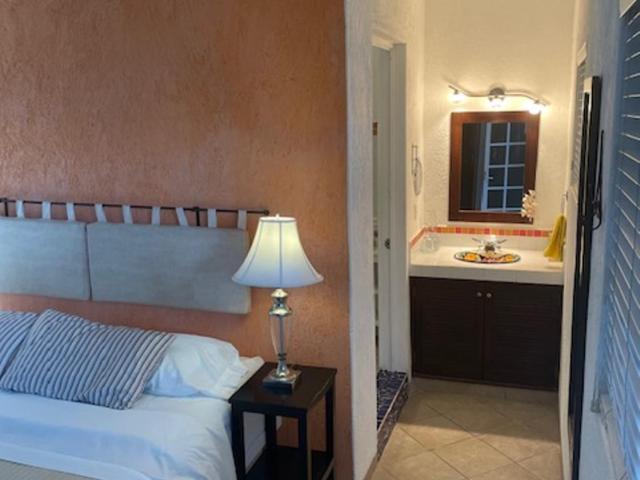Villa Escondida Guest House Cozumel Downtown - Habitación con cama extragrande. - 2
