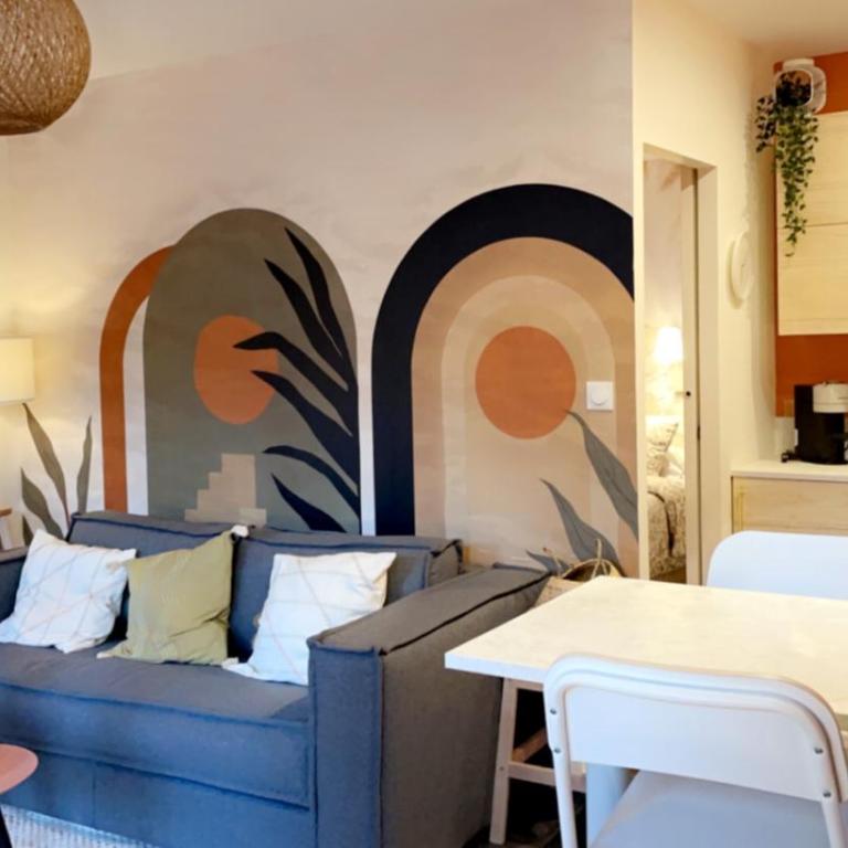 Le 102, Maison avec Terrasse et parking Gare de ROUEN - Appartement avec Terrasse - 13