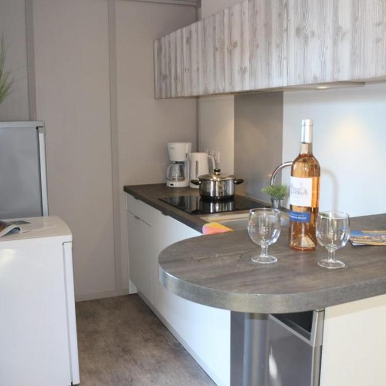 Camping Mas De Pierredon - Chalet Premium - 8 personnes dont 2 enfants, Tv et climatisation, grande terrasse couverte - 4