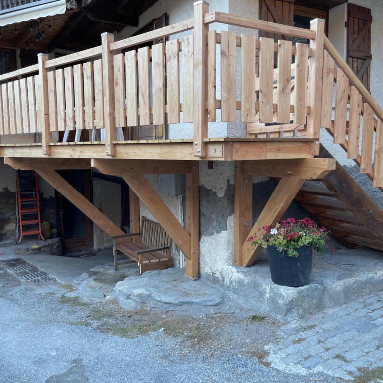 LE BLIZZARD Bel appartement avec grande terrasse dans vieille ferme de montagne rénovée - Apartment - 16