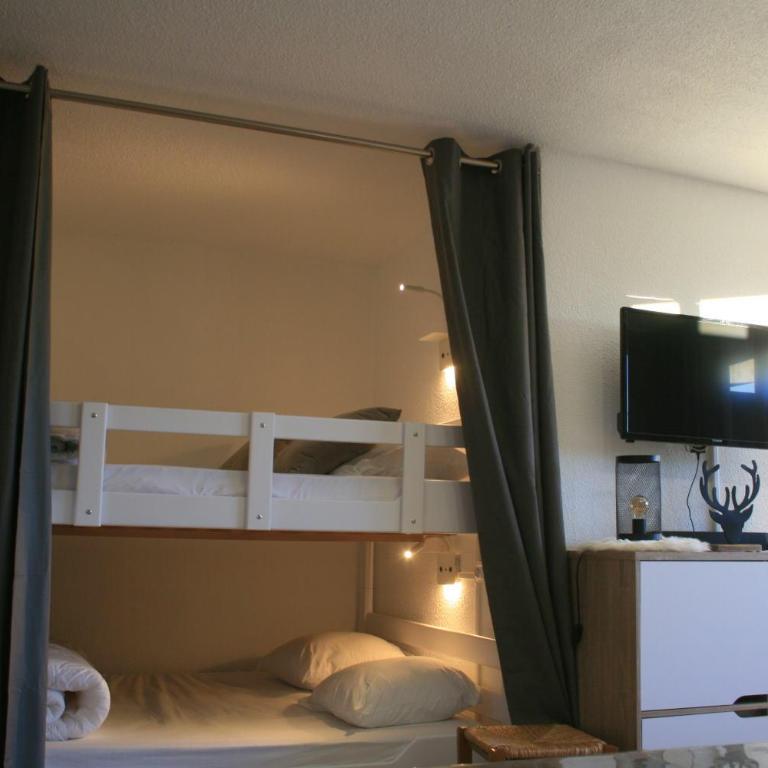 Le Flocon-Studio cabine-Balcon 4-6 Pers à 100m des pistes - Estudio Familiar - 18