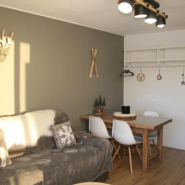 Le Flocon-Studio cabine-Balcon 4-6 Pers à 100m des pistes - Estudio Familiar - 2