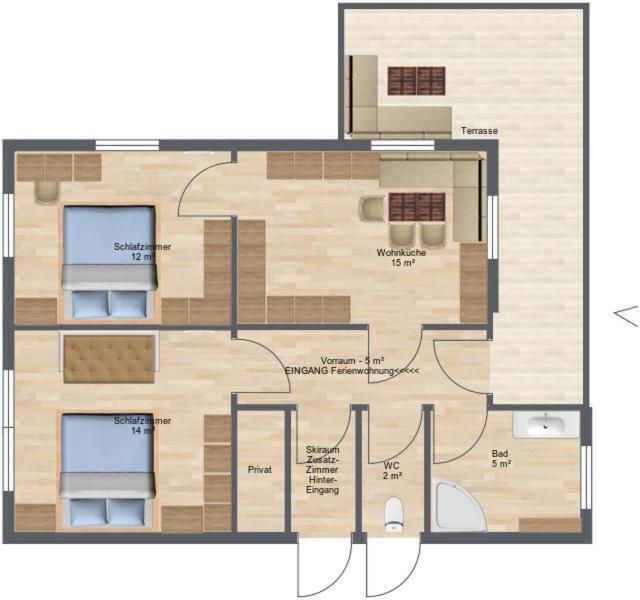 Friedheim, Haus - Apartamento de 2 dormitorios con ducha - 2