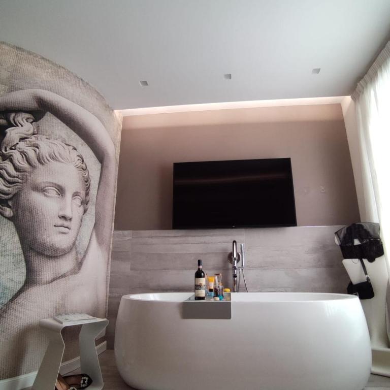 il sogno di afrodite luxury b and b - Camera Matrimoniale Deluxe con Vasca - 6